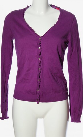 AC DELUXE BASICS Cardigan in S in Purple: front