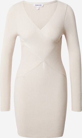 EDITED - Vestido de punto 'Amely' en beige: frente
