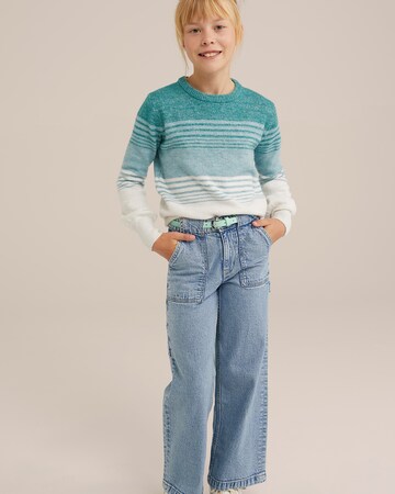 Pull-over WE Fashion en bleu