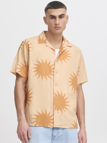 !Solid - Ajuste confortable Camisa 'SDPargav' en naranja: frente