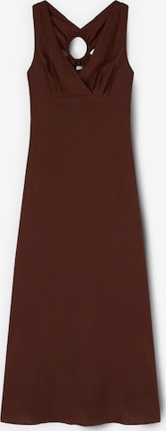 Robe MOTIVI en marron : devant