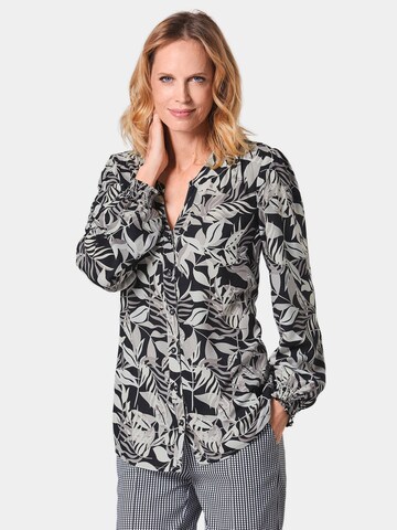 Goldner Blouse in Zwart: voorkant