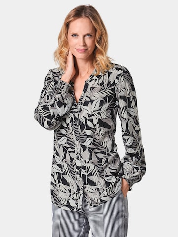 Goldner Blouse in Zwart: voorkant