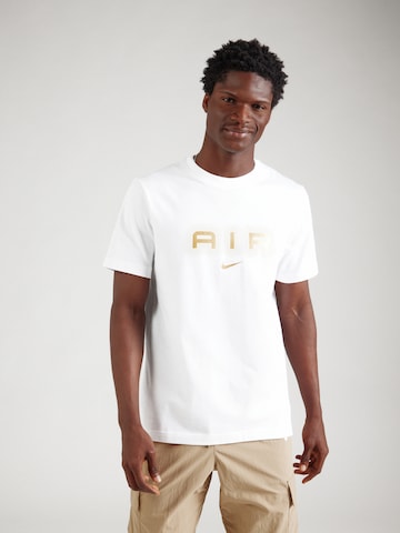 Nike Sportswear Shirt 'AIR' in Wit: voorkant
