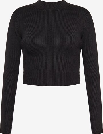 Pull-over faina en noir : devant