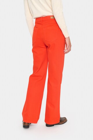 SAINT TROPEZ Wide leg Jeans 'IluSZ' in Red