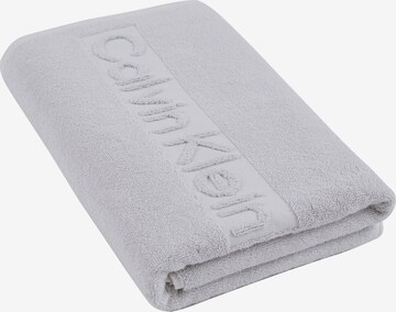 Calvin Klein Towel in Grey: front