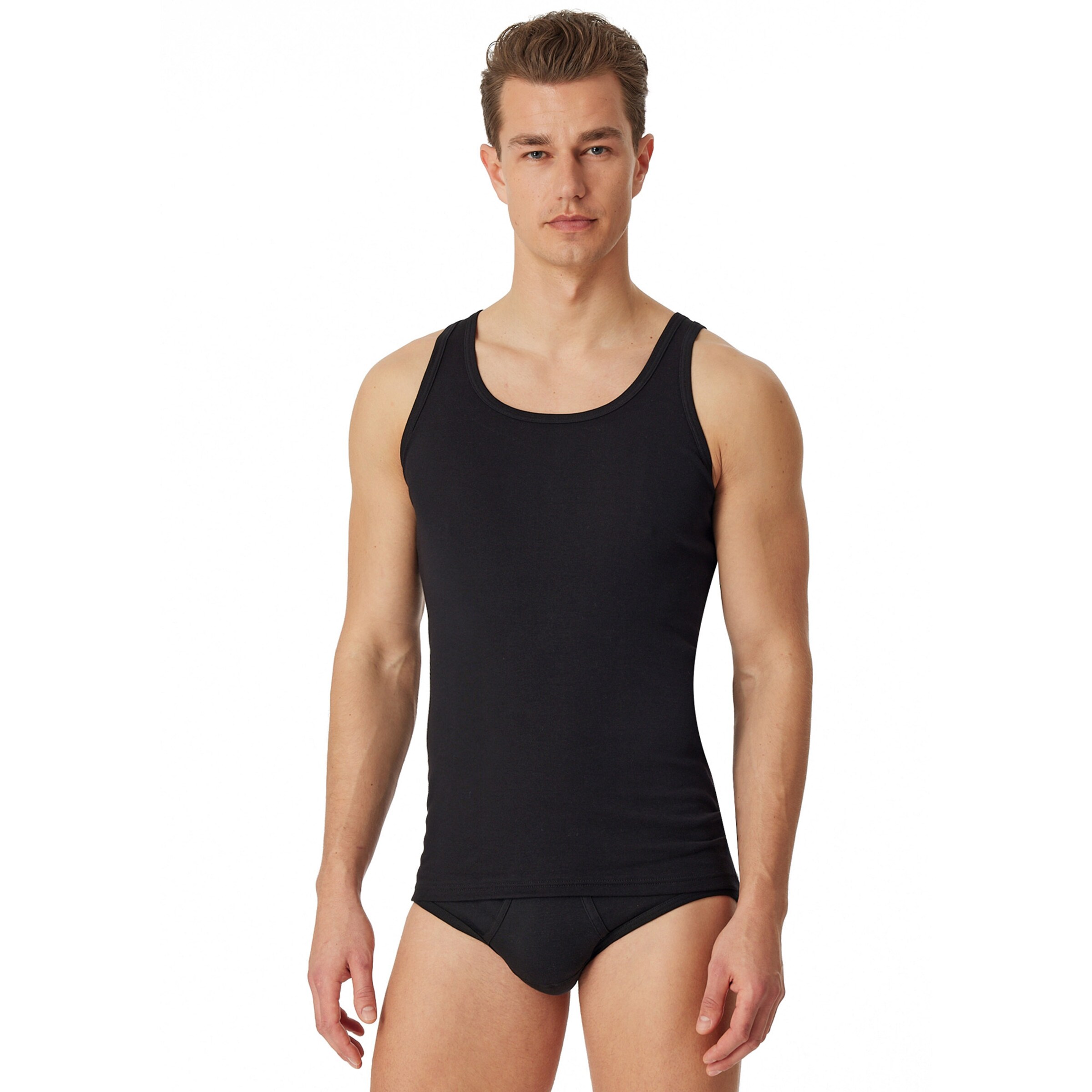 SCHIESSER - Camiseta térmica en blanco: frente