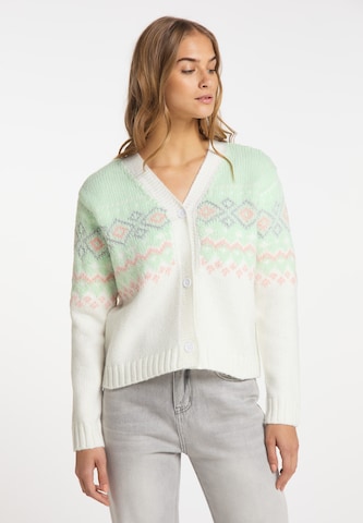 MYMO Knit Cardigan in Mixed colors: front