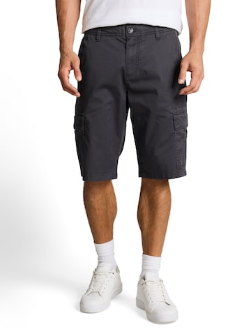 TOM TAILOR Regular Cargo Pants in Grey: front