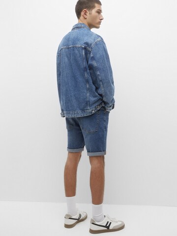 Pull&Bear Regular Shorts in Blau