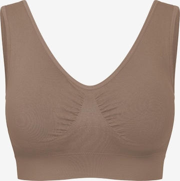 Bustier Soutien-gorge 'Comfy Bra' cfab en marron : devant