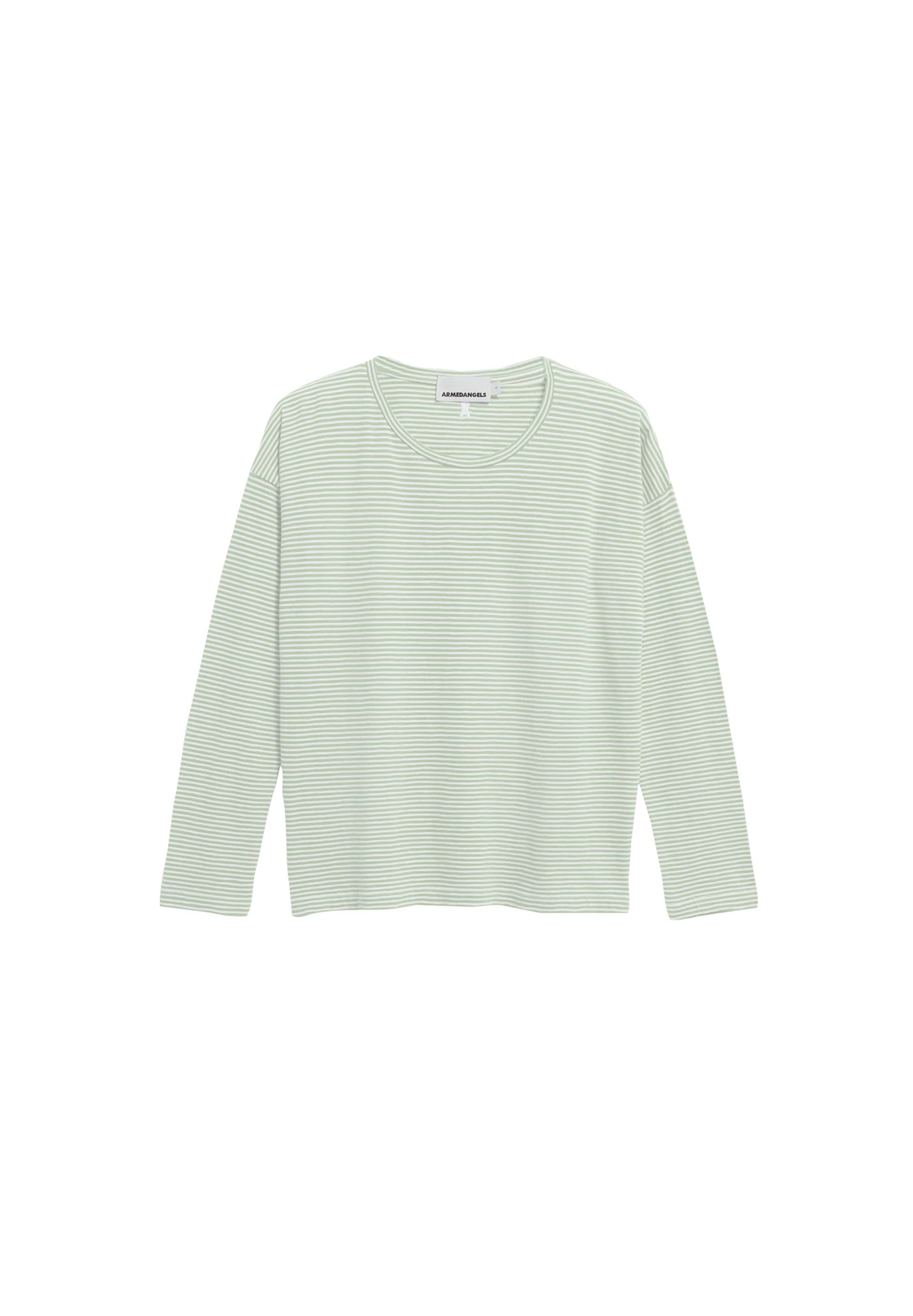 ARMEDANGELS Shirt in Groen: voorkant