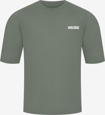 Smilodox T-Shirt ' Cyris ' in Grün: Vorderseite