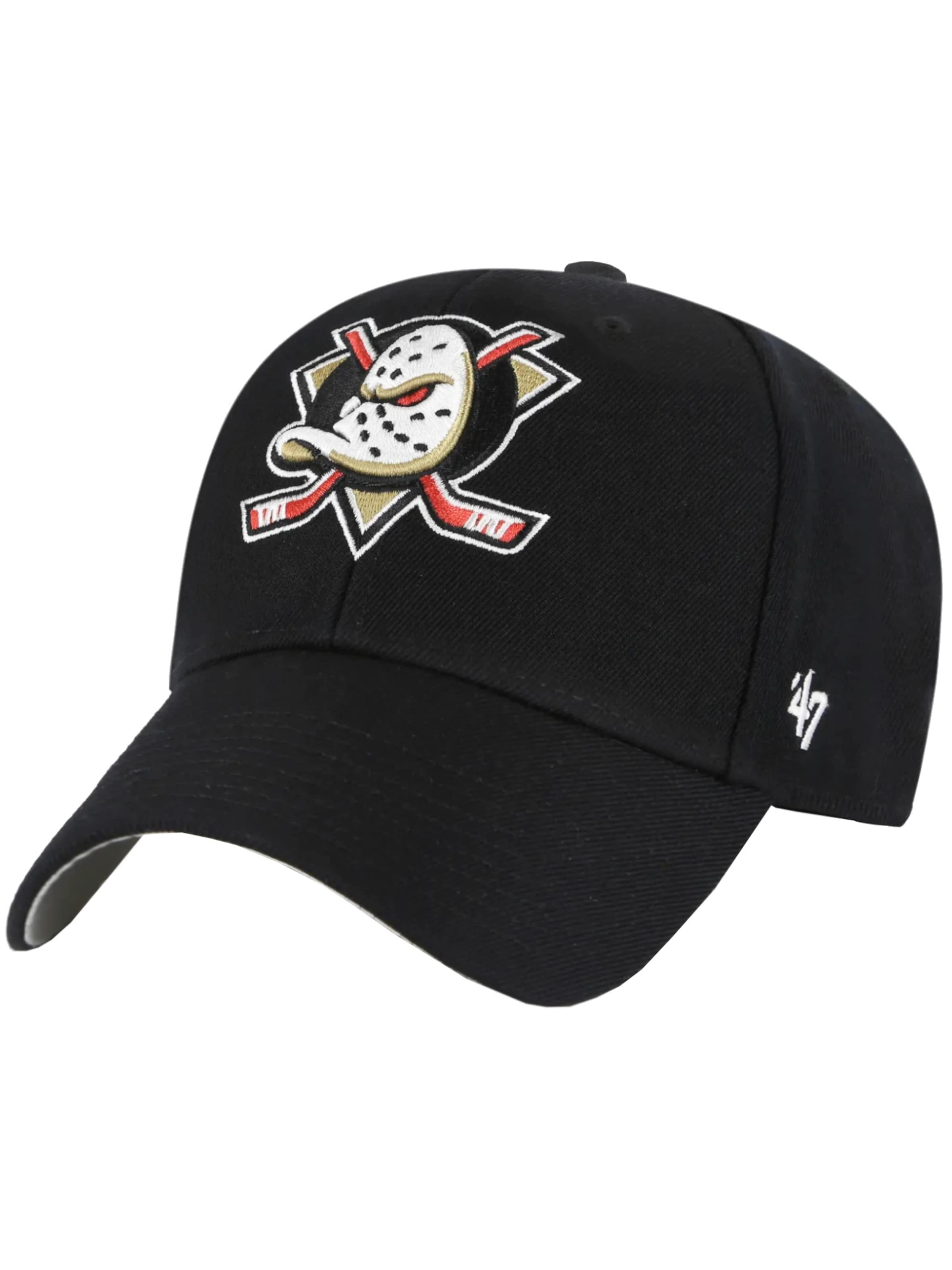 47 Cap '47 Brand NHL Anaheim Ducks' in Black: front