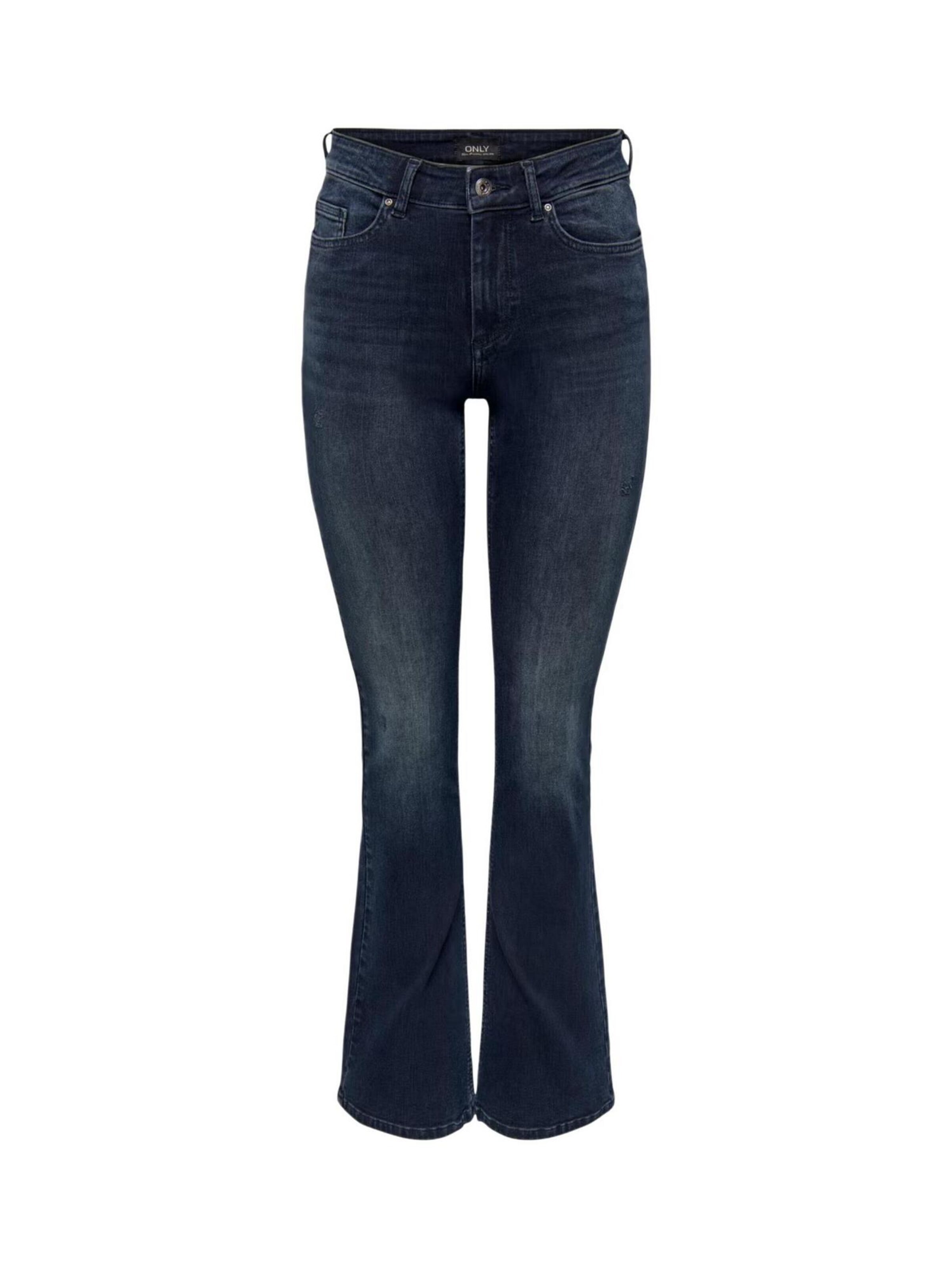 Wide leg Jeans 'ONLBLUSH MID FLARED DNM REA409 NOOS 15233833' di ONLY in blu: frontale