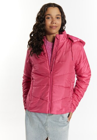 MYMO Between-Season Jacket in Pink: front