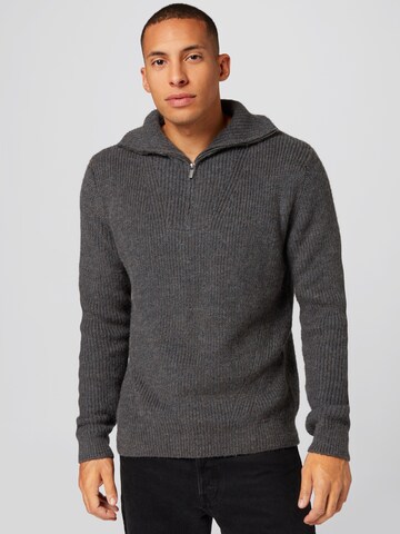 TRAPP Pullover 'Alen' in Grau: Vorderseite