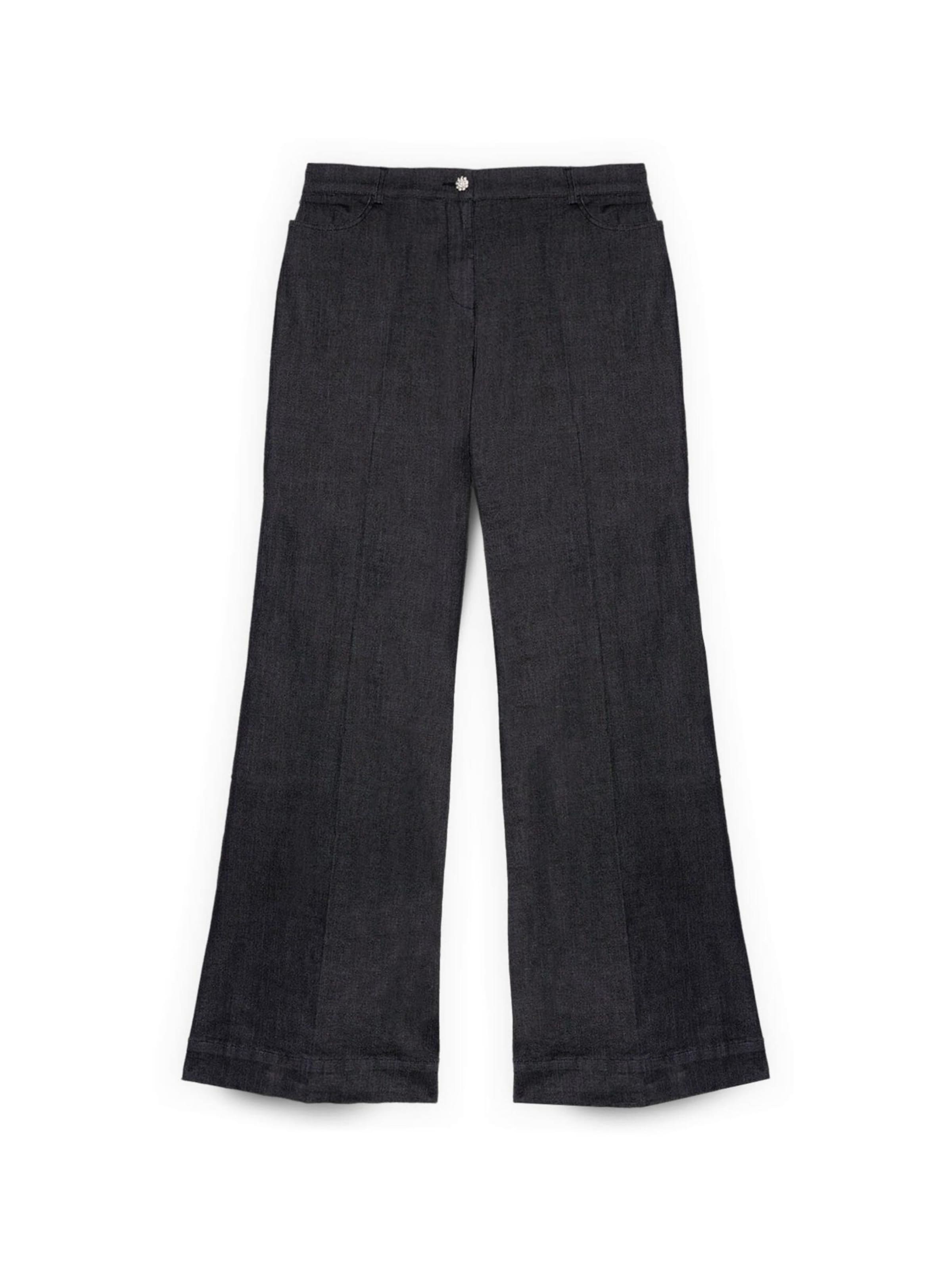 regular Jeans di Fiorella Rubino in nero: frontale