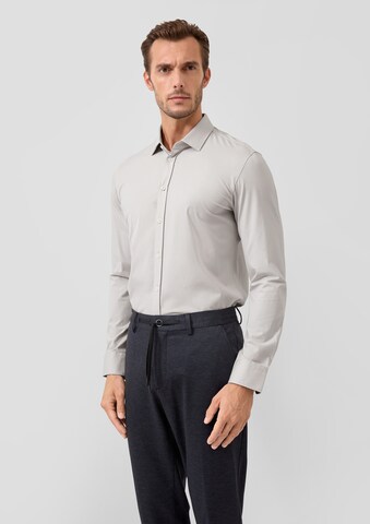 s.Oliver Regular fit Overhemd in Grijs: voorkant