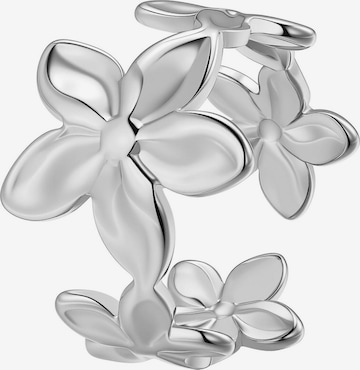 Bague 'Bloom Flower' Hey Happiness en argent : devant