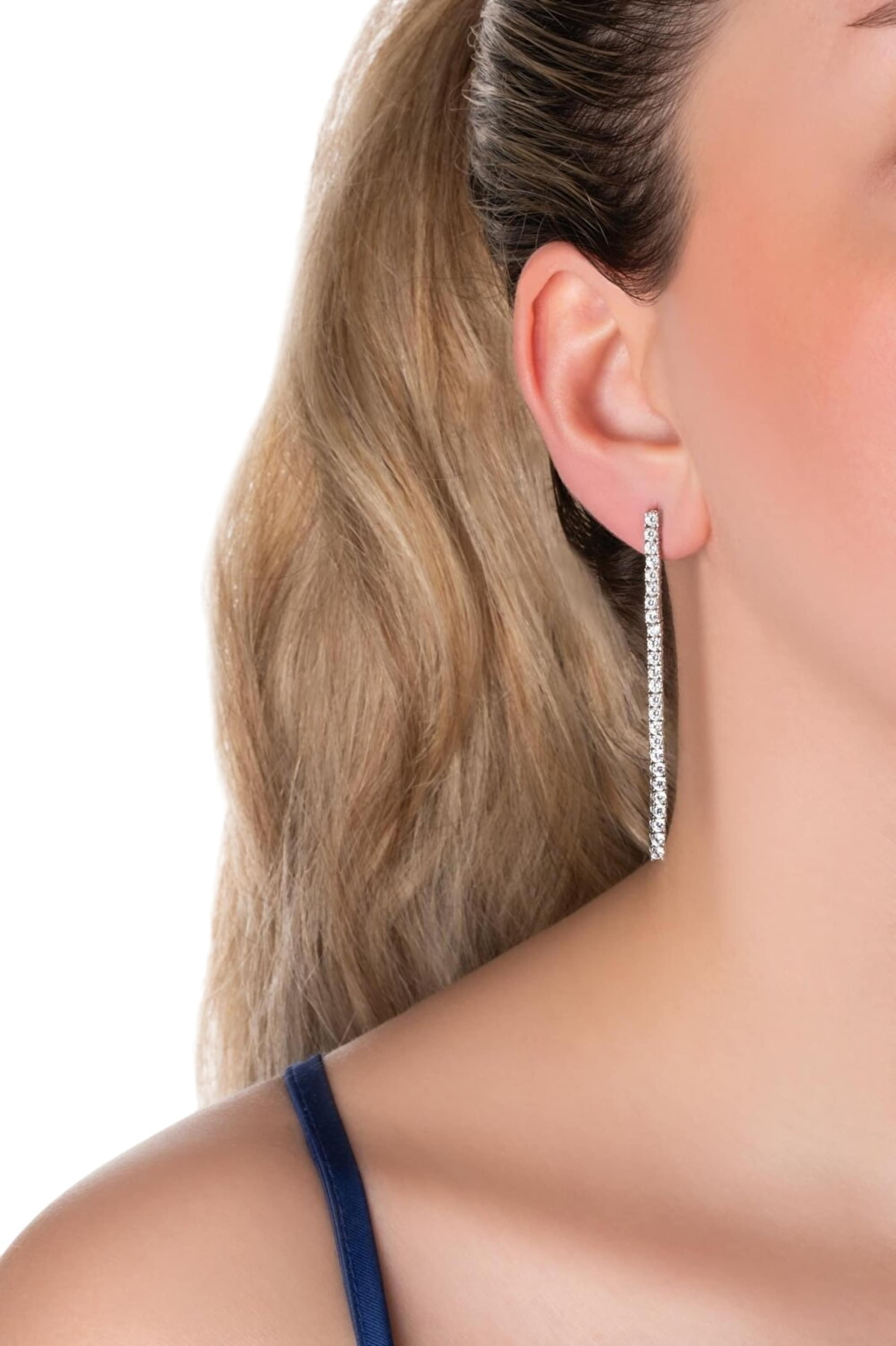 So Chic Ohrringe in Silber: Vorderseite