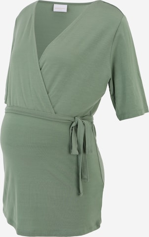 MAMALICIOUS Shirt 'Caylee' in Green: front