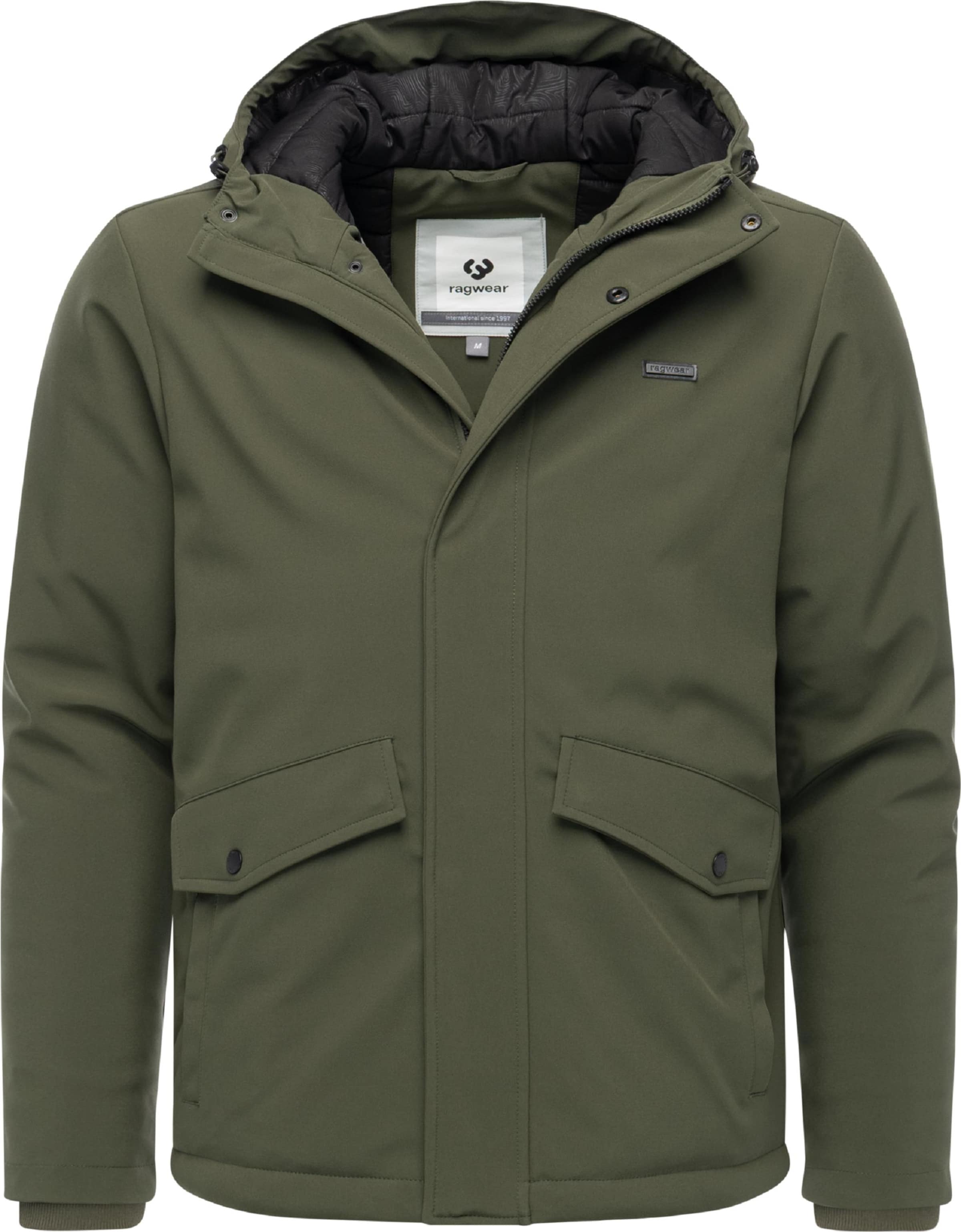 Ragwear Between-season jacket 'Shellis' in Green