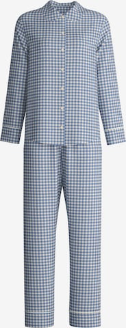 Pigiama 'Flannel Dreams' di CALIDA in blu: frontale