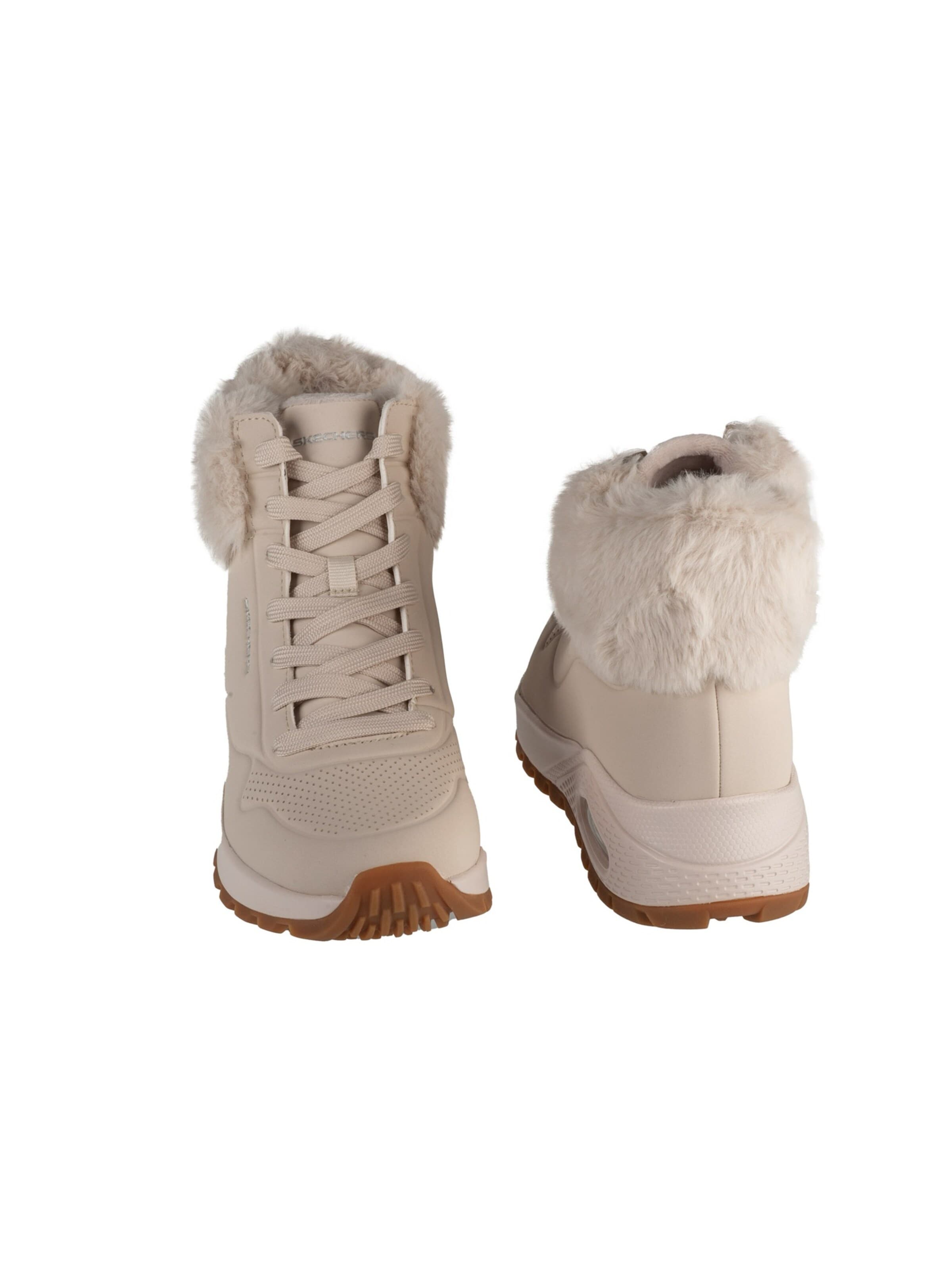 SKECHERS Veterlaarsjes 'Uno Rugged - Fall Air' in Beige
