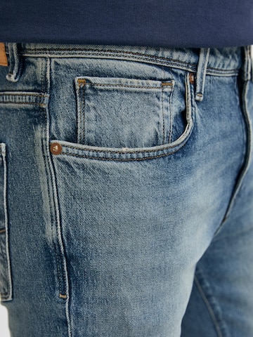 Coupe slim Jean 'Leon' SELECTED HOMME en bleu