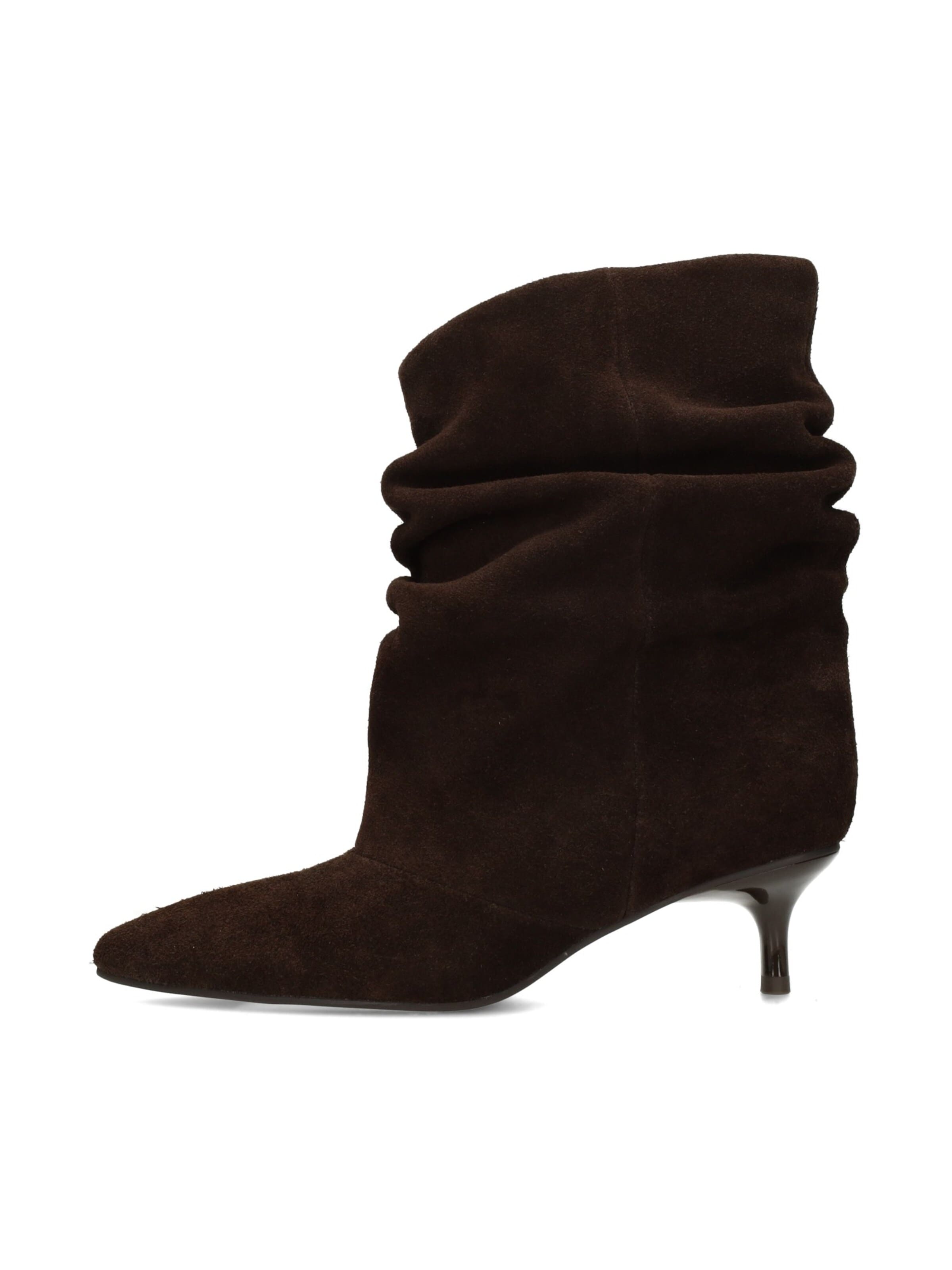Poelman Booties 'Luan' in Brown: front