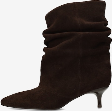 Poelman Booties 'Luan' in Brown: front