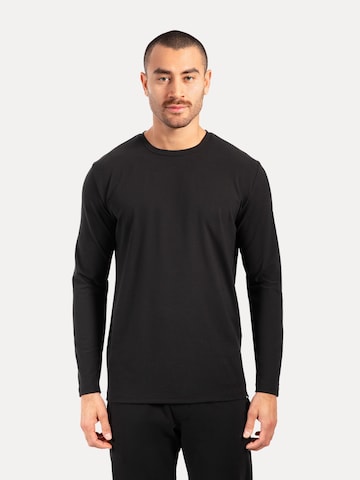 T-Shirt Smilodox en noir : devant