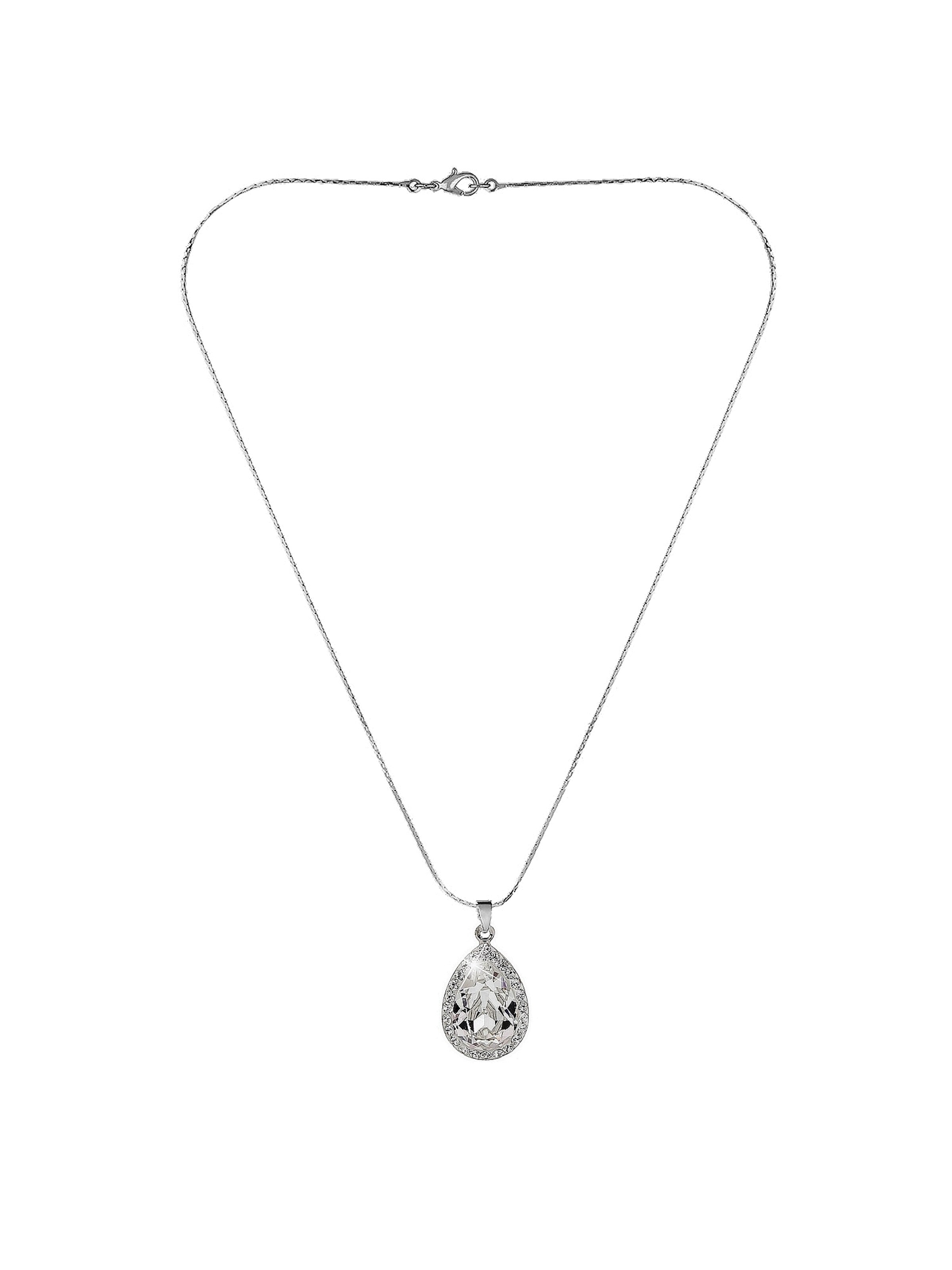 EXCLUSIVE EDITION Řetízek 'Agidel adorned with Swarovski crystals' – průhledná