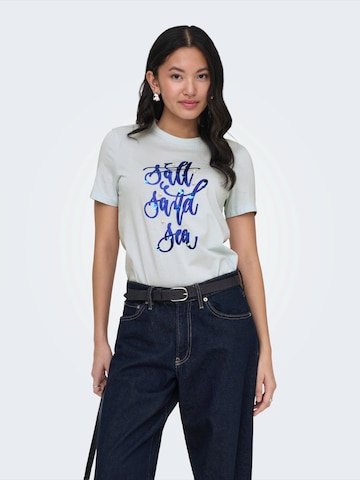 T-shirt 'ONLKITA' ONLY en blanc : devant