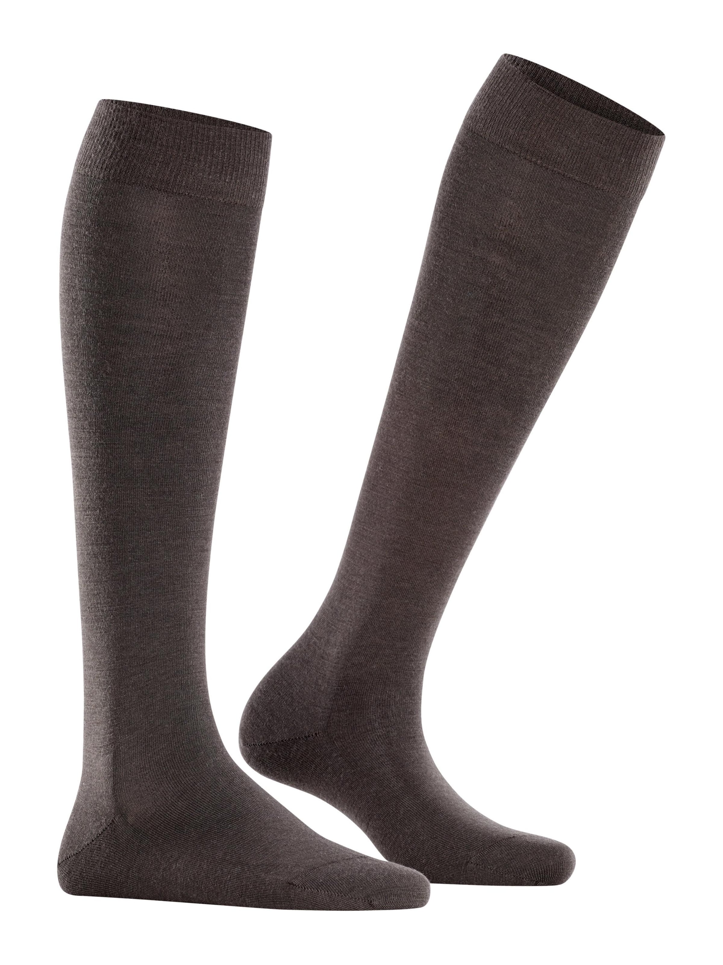 FALKE Knee High Socks in Brown