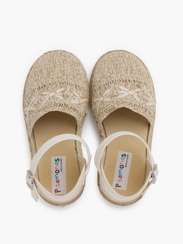 Sandales Pisamonas en beige