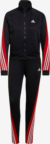 ADIDAS PERFORMANCE Sports Suit in Black: front