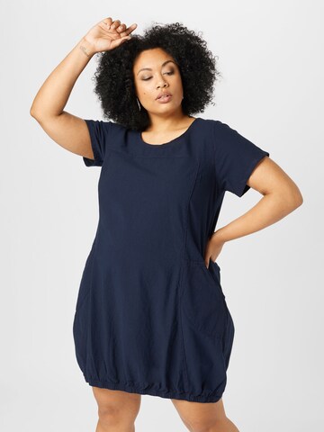 Robe 'Jeasy' Zizzi en bleu : devant