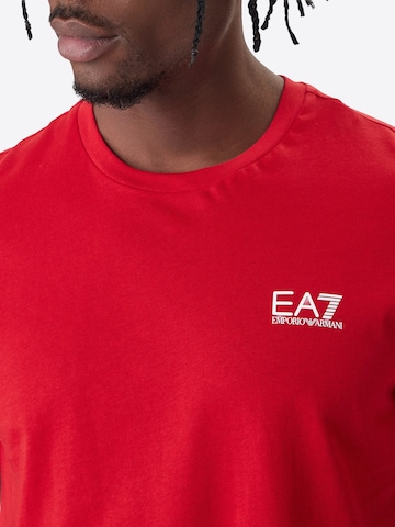 T-Shirt 'T-shirt EA7 da Uomo - nero 8NPT250208 NEROORO' EA7 Emporio Armani en rouge