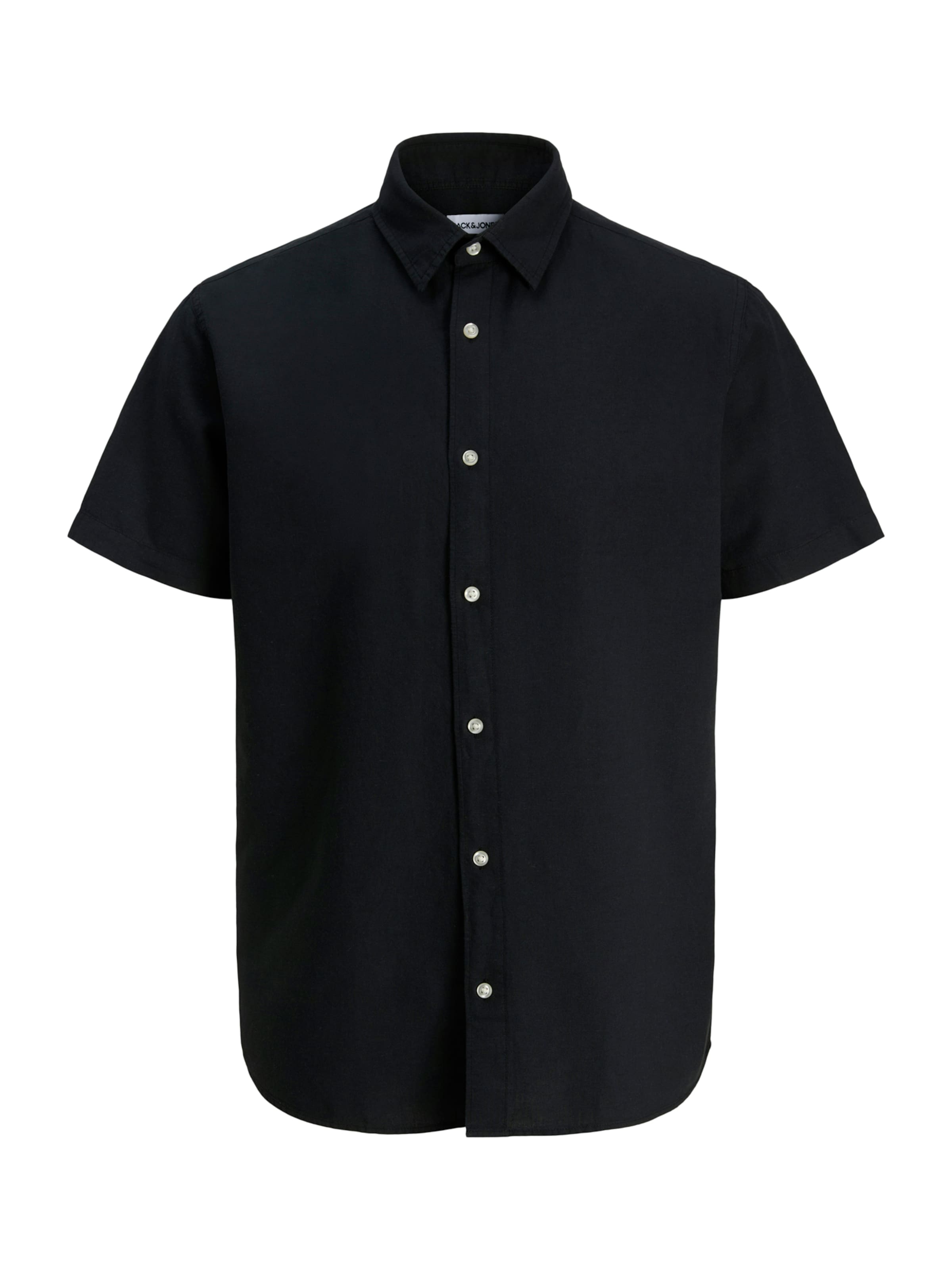 Jack & Jones Plus Regular fit Srajca 'JJEBreeze' | črna barva: sprednja stran