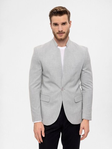 pelēks Antioch Slim fit Biroja žakete: no priekšpuses