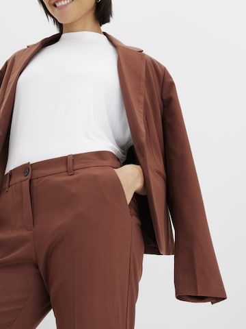 bonprix Slimfit Hose in Braun