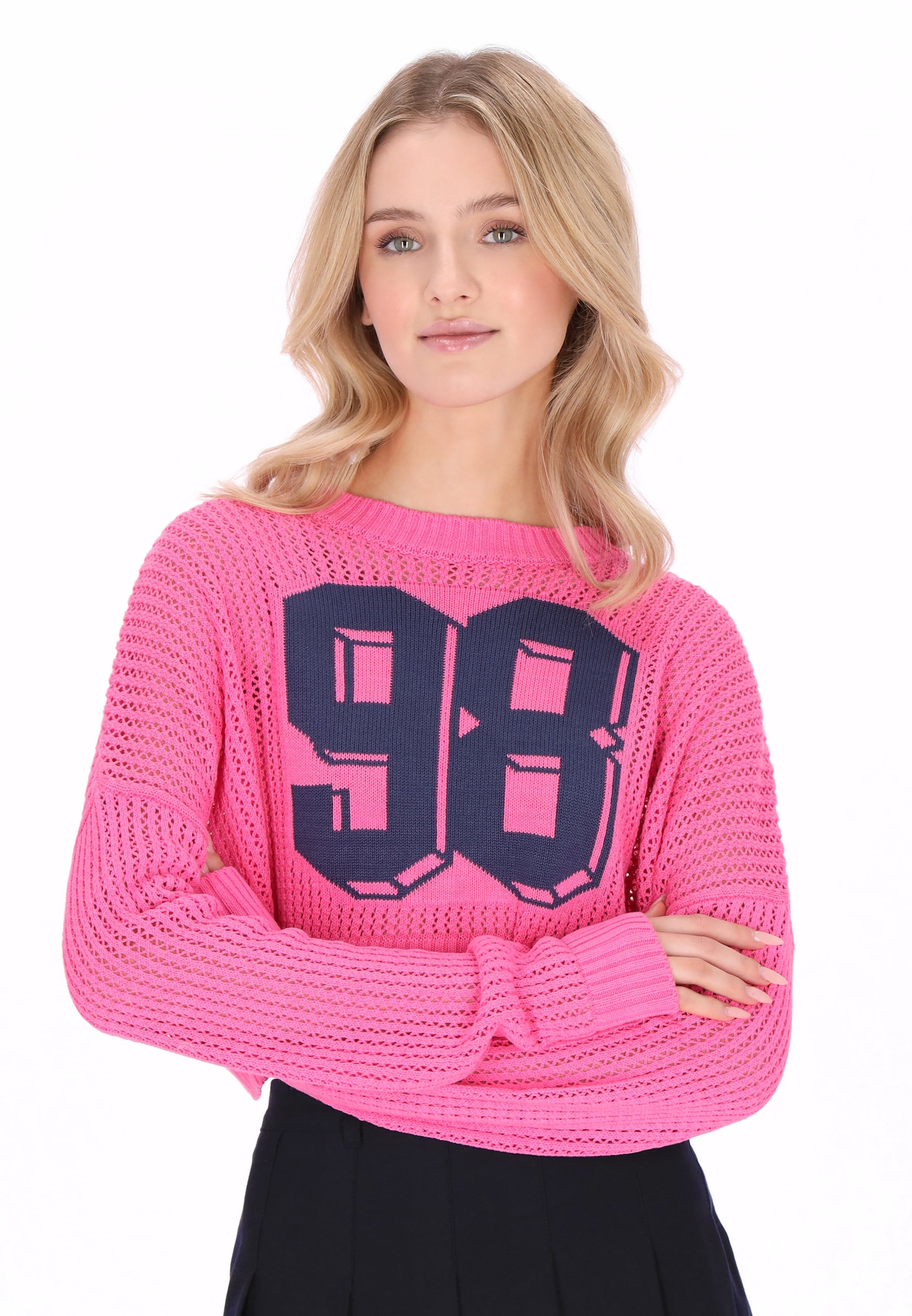 Pull-over MYMO en rose : devant