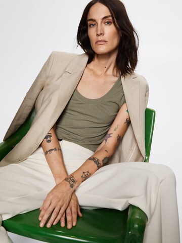 MANGO Top 'CAMISETA' in Groen