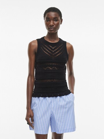 Tops en tricot ROUGE EDIT en noir : devant