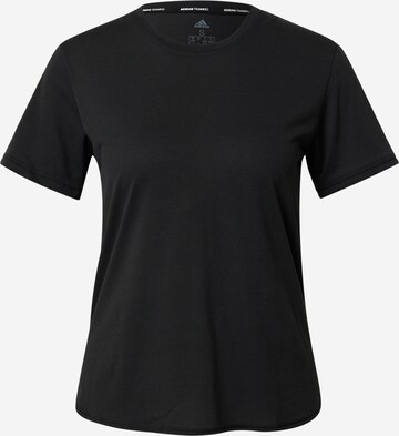 T-shirt fonctionnel 'Go To' ADIDAS SPORTSWEAR en noir : devant