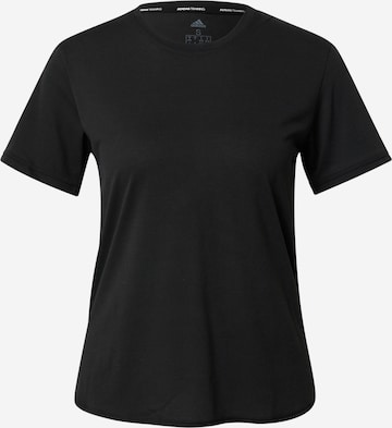 T-shirt fonctionnel 'Go To' ADIDAS PERFORMANCE en noir : devant