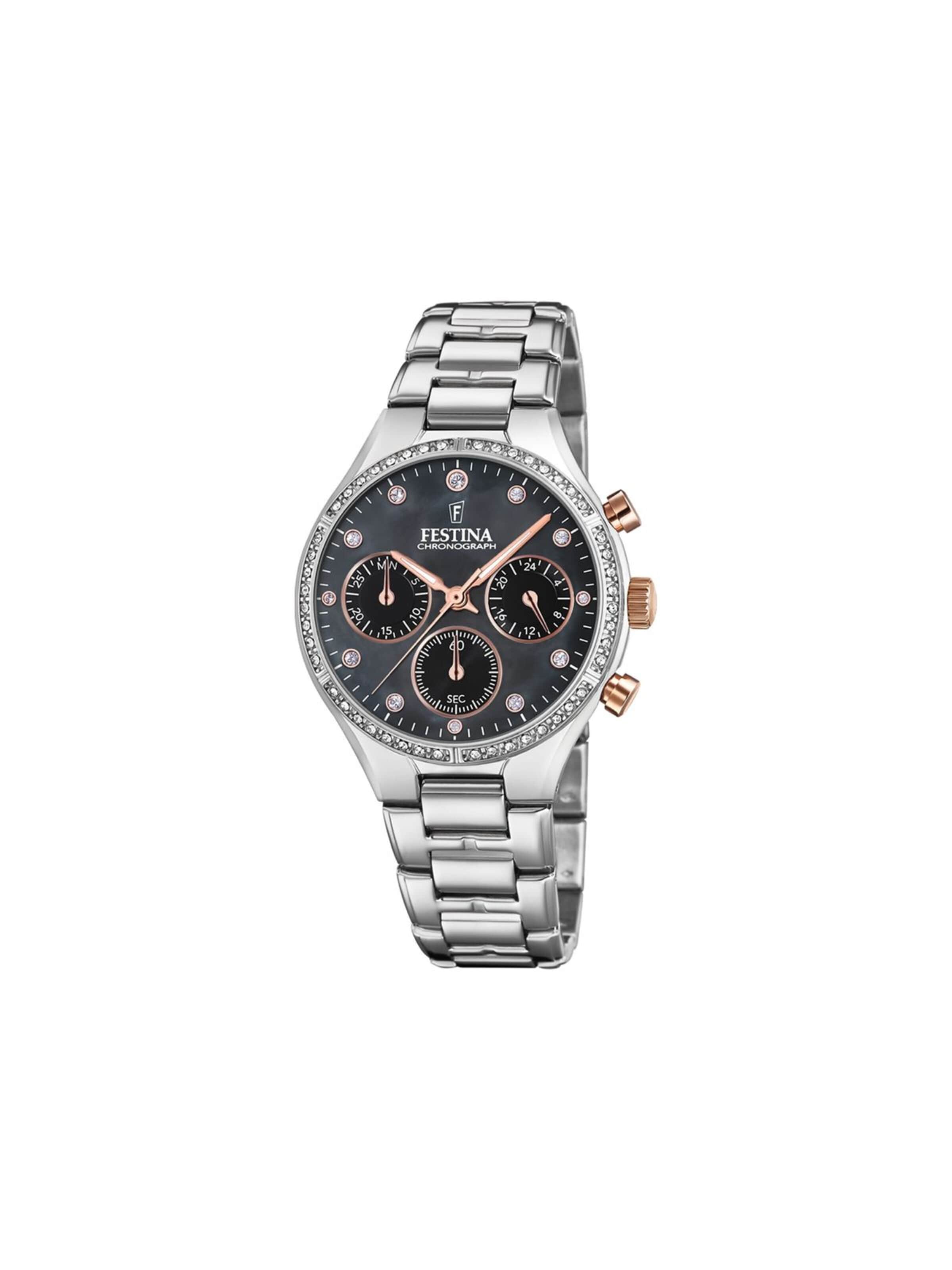 FESTINA Analog watch in Black: front